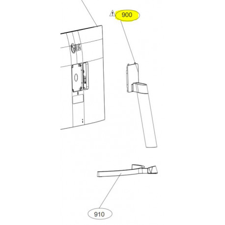 Suporte da Base para Monitor LG