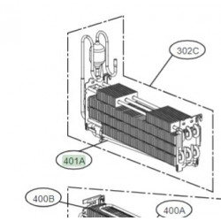 Resistencia 135W para Frigorifico LG