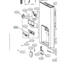 Modulo Cover e Display para Frigorifico LG