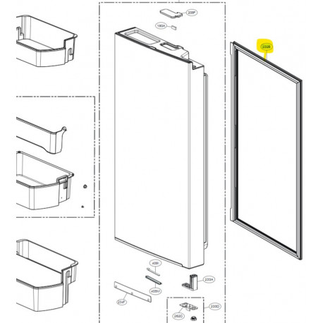 Gasket AssemblyDoor LG