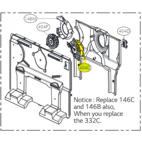 Motor 1.58KRPM 2.88W LG