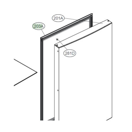 Gasket AssemblyDoor F LG