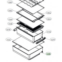 Refrigerator Lower Drawer for LG