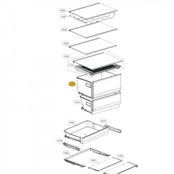Gaveta para Frigorifico LG