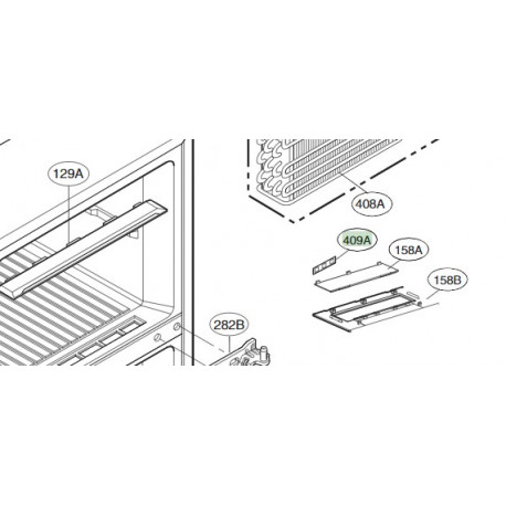 Placa LED para Frigorifico LG