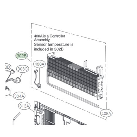 Evaporador para Frigorifico LG