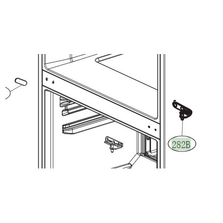 Dobradiça Central para Frigorifico LG