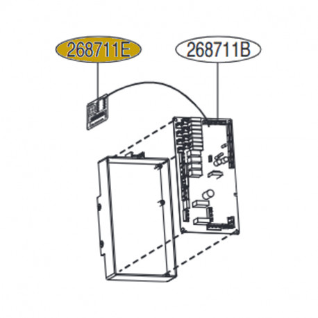 PCB Assembly.Sub. AWHP Option PCB 9kW AHNH556ALA0 SAA33