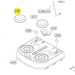 Botao Giratorio Esquerdo para Equipamento Audio LG