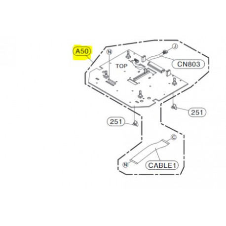 Motherboard TOP para Equipamento Audio LG