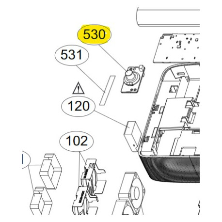 Chassis Assembly Joystick LG